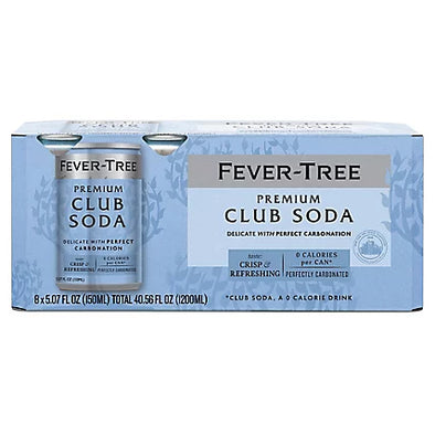 Fever Tree Club Soda 8pk CANS