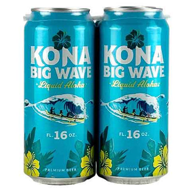 Kona Big Wave Golden Ale 4pk 16oz Cans