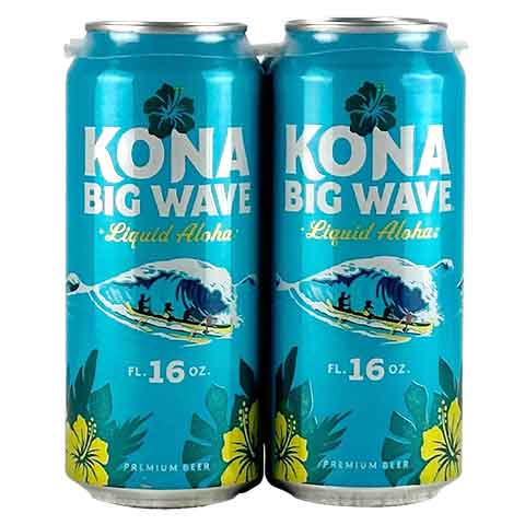 Kona Big Wave Golden Ale 4pk 16oz Cans