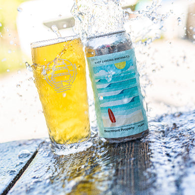 Mast Landing Beachfront Property German Pilsner 4pk Cans