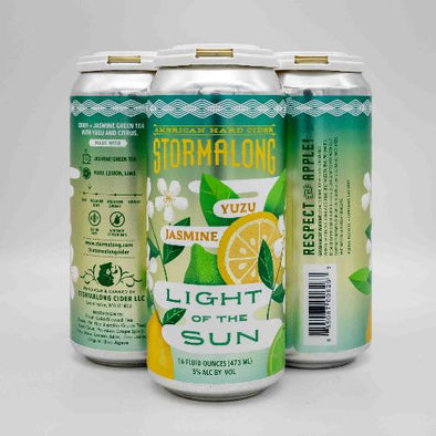 Stormalong Light of the Sun Yuzu Hard Cider 4pk 16oz Cans