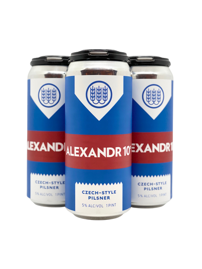 Schilling Beer Co. Alexandr Pilsner 4-Pack Cans