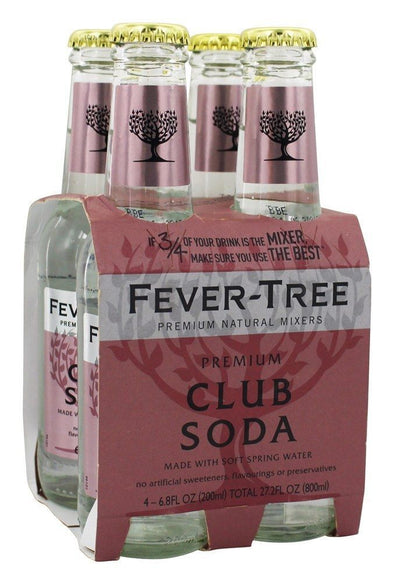 Fever Tree Club Soda 4 Pack