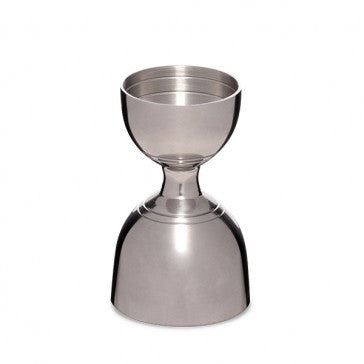 Cocktail Kingdom Leopold Jigger 1oz-2oz Stainless Steel Banded