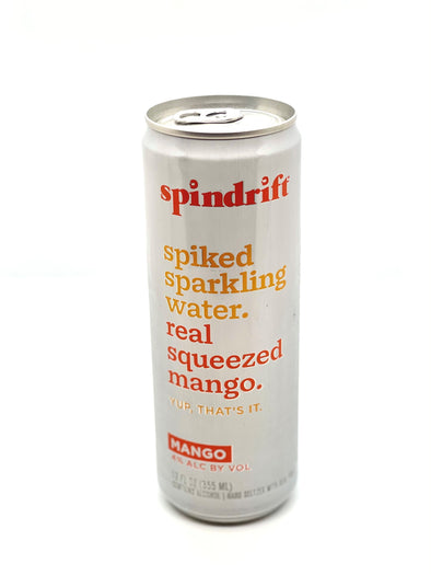 Spindrift Spiked Seltzer Mango 12oz Single Can