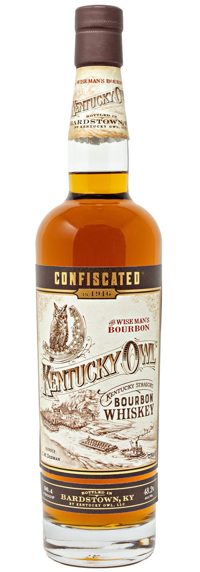 Kentucky Owl Bourbon Confiscated "Wiseman's Bourbon"