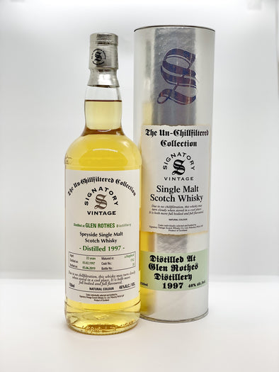 Signatory Glen Rothes 1997 Un-Chillfiltered