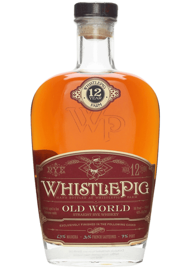 Whistle Pig 12 Year Old World Whiskey