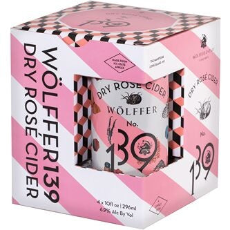 Wolffer Dry Rose Cider Cans 4-Pack